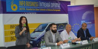 Sesiunea de informare cu antreprenorii cu genericul ”DCFTA INFO BUSINESS: ÎNTREABĂ EXPERTUL”